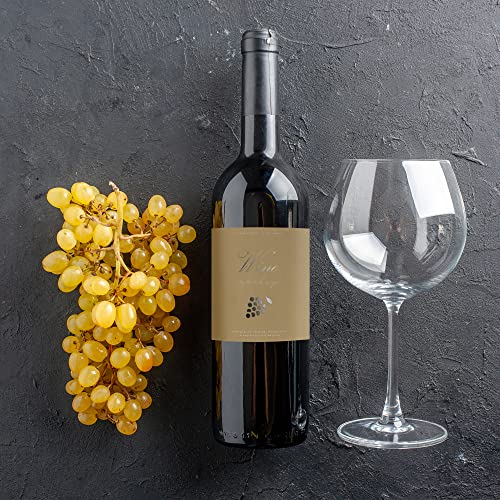 Mr-Label 4” x 3-1/3” Waterproof Matte White Wine Label - for Inkjet & Laser Printer - for 750ml Wine Bottle - Tear-Resistant - for Homemade Wine/Wedding (10 Sheets/Total 60 Labels) - Image 5