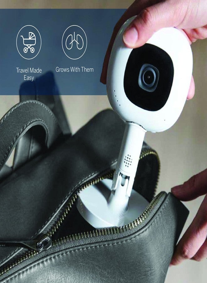 Nanit حامل نانيت فليكس المتعدد - حامل مراقبة الأطفال، حامل كاميرا محمول للسفر والسرير - أبيض (الكاميرا غير مشمولة) - Image 5