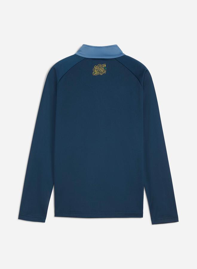 PUMA Colorblock Logo Detail Sweatshirt with Reglan Sleeves  - Image 2