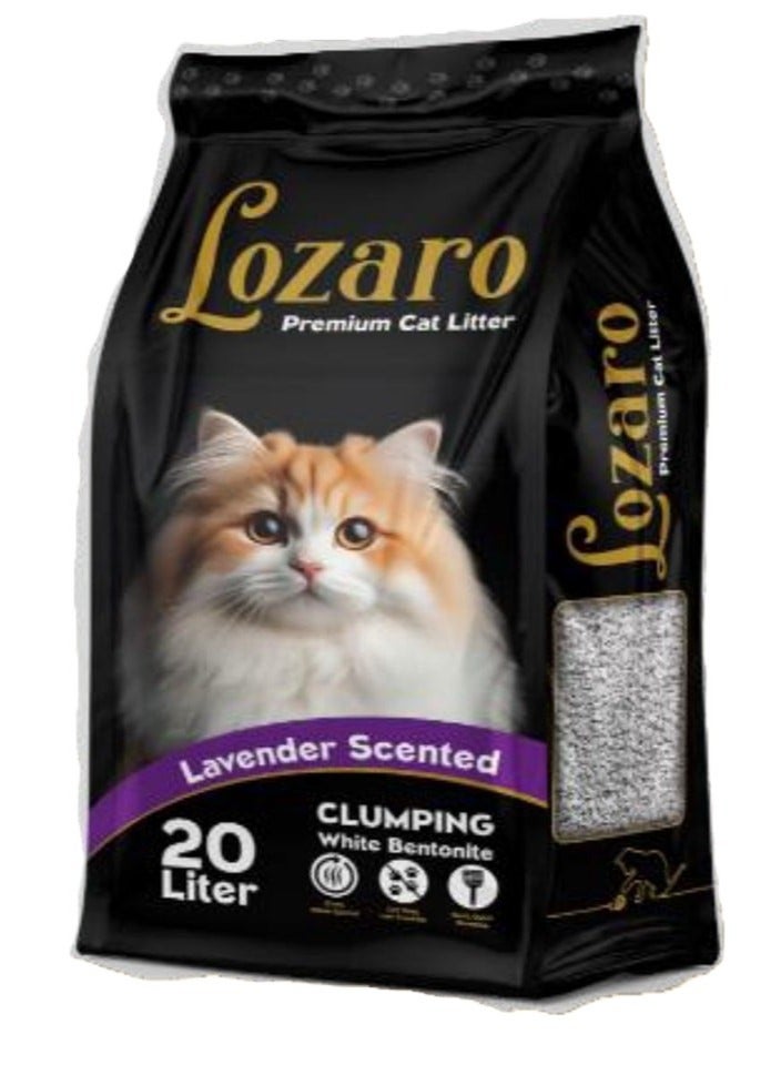 رمل قطط لوزارو - لافندر 20 لتر