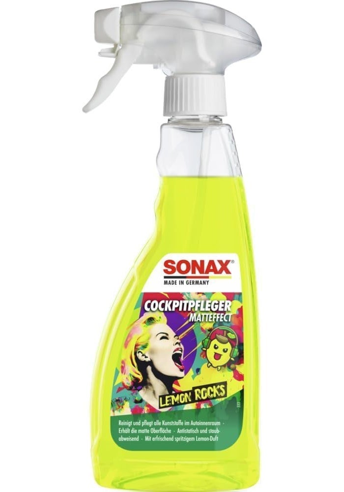 Sonax Cockpit Spray Matt Effect Lemon Rocks (500mL) - Image 1
