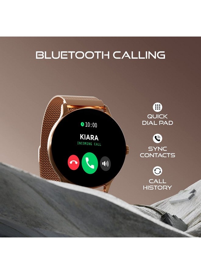 Fire-Boltt Phoenix Ultra Luxury Stainless Steel, Bluetooth Calling Smart Watch, AI Voice Assistant, Metal Body with 120+ Sports Modes, SpO2, Heart Rate Monitoring (Gold) - Image 4