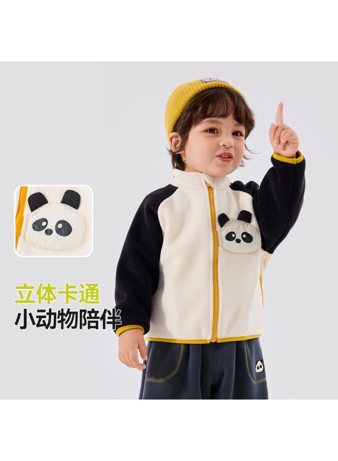 Doodle Home kids' Autumn Fleece Jacket, Stylish Boys' & Girls' Top, Baby Outerwear - Image 5