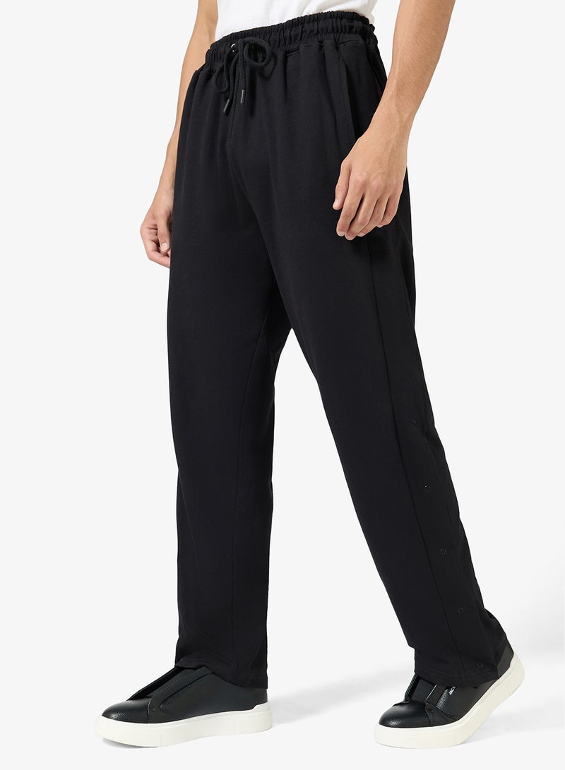Seventy Five Relaxed Fit Popper button Joggers - Image 1
