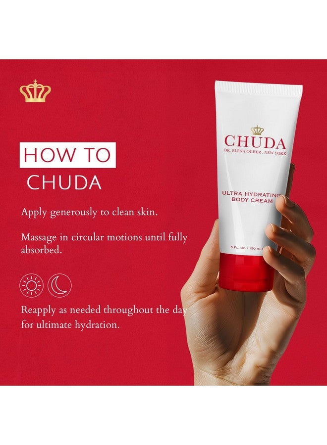 CHUDA Ultra Hydrating Body Cream - Moisturizing Cream with Remedea Compound, 150ml Made in USA, Fast Absorbing Body Lotion for Dry Skin, Anti Aging Body Moisturizer Cream, Daily Hydrating Cream Lotion - Image 5