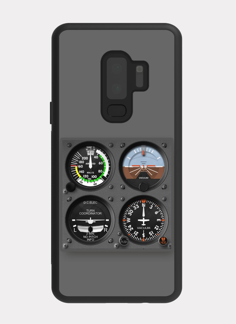 PXLAAT Samsung Galaxy S9 Plus case cover Aviator Indicator Plane - Image 1