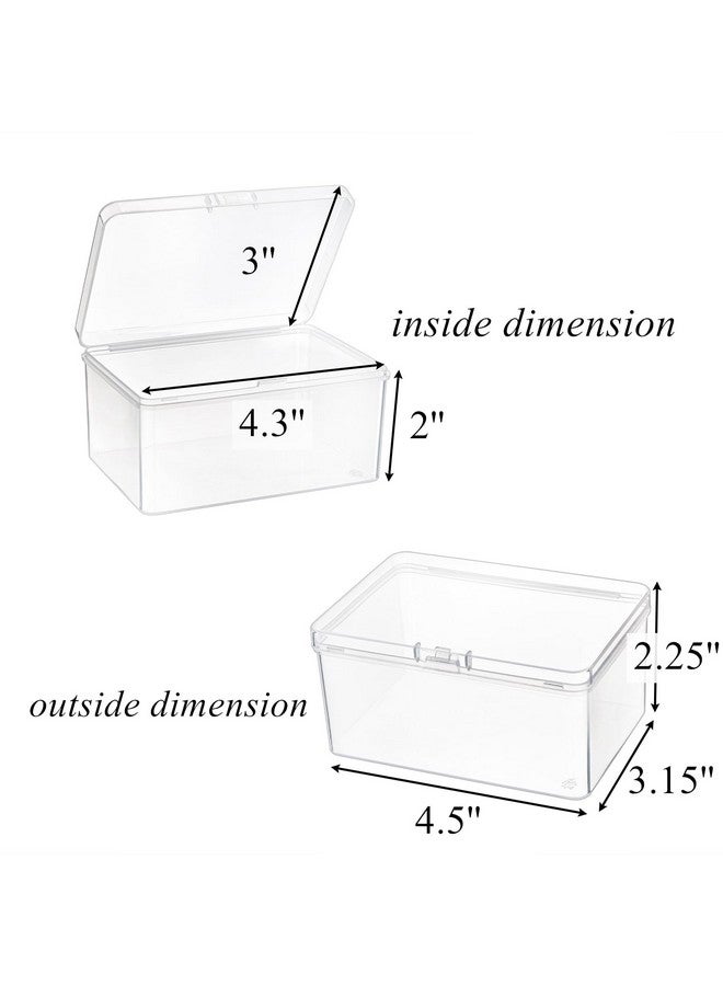 Tebery 20 Pcs Plastic Playing Card Cases Clear, Waterproof Card Deck Box for Game, Sturdy Trading Card Holder Organizer, Portable Card Game Storage Container for Party, Travel, Outdoors, Snap Closed - Image 2