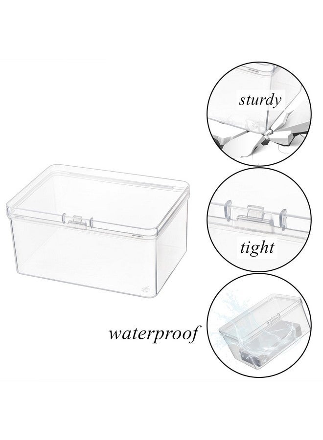 Tebery 20 Pcs Plastic Playing Card Cases Clear, Waterproof Card Deck Box for Game, Sturdy Trading Card Holder Organizer, Portable Card Game Storage Container for Party, Travel, Outdoors, Snap Closed - Image 3