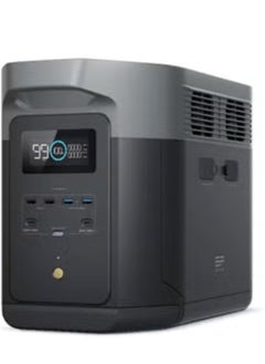 إيكو فلو محطة الطاقة المحمولة EF ECOFLOW DELTA 2 Max ، مولد الطاقة الشمسية LFP 2400 واط ، شحن كامل في 1 ساعة  - Image 1