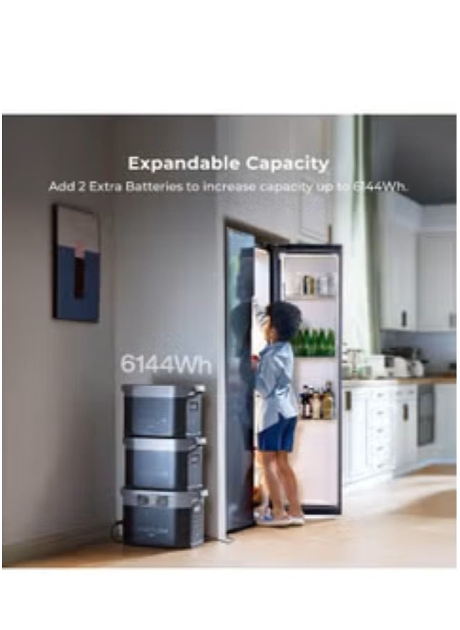 ECOFLOW - EF ECOFLOW Portable Power Station DELTA 2 Max, 2400W LFP Solar Generator, Full Charge in 1 Hr - Image 1