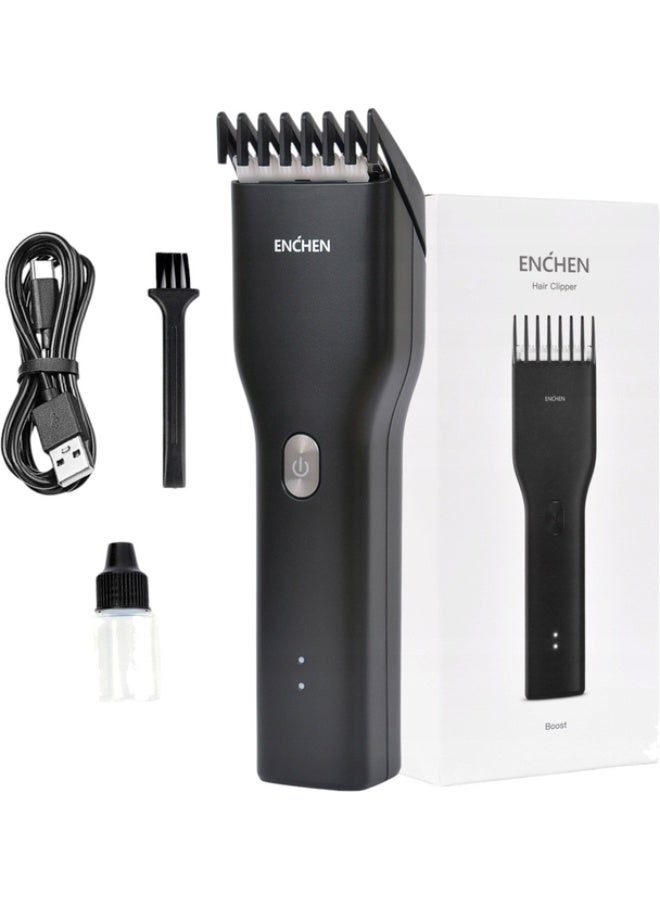 إنشن ماكينة تشذيب الشعر Enchen Hair Clipper Boost باللون الأسود - Image 4