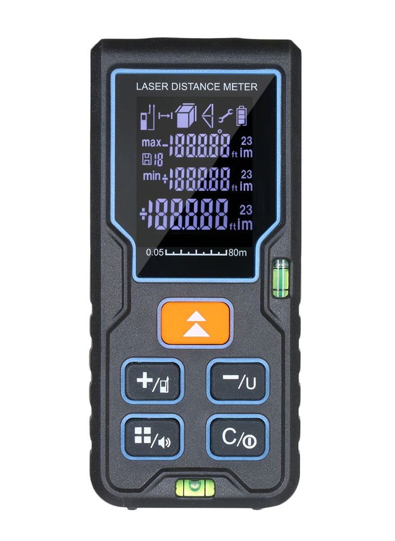 NIBEMINENT Handheld Laser Distance Meter Black 