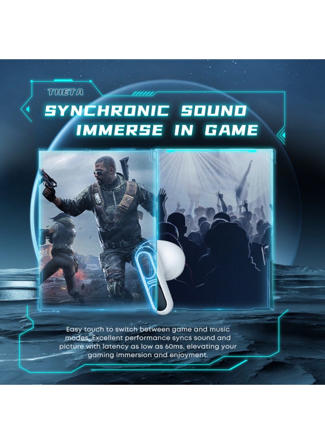 Langston Theta Bluetooth Headset Enc Noise Reduction Dual Stereo Game Headset Android Ios Universal - Image 2