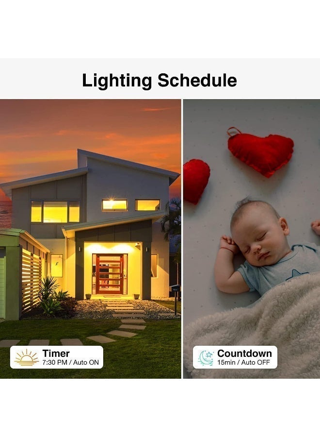 مفتاح اضاءة سمارت بواي فاي ومفتاح حائط سمارت لاسلكي مع جهاز تحكم عن بعد ومؤقت ومتوافق مع ومساعدة جوجل وسهل التركيب ويلزم وجود سلك محايد (مع 3 مفاتيح كهربائية) - Image 2