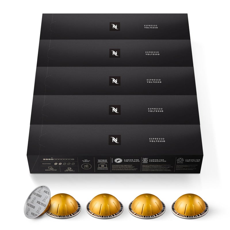 Nespresso Capsules Vertuo Voltesso Mild Roast Espresso 50Count Espresso Pods Brews 135oz - Image 2
