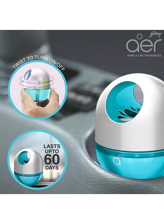 Godrej aer Twist Car Vent Air Freshener Cool Surf Blue 45g - Image 5