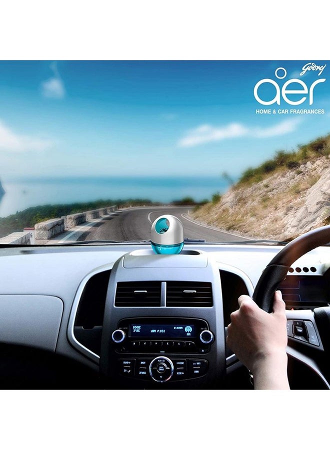 Godrej aer Twist Car Vent Air Freshener Cool Surf Blue 45g - Image 4