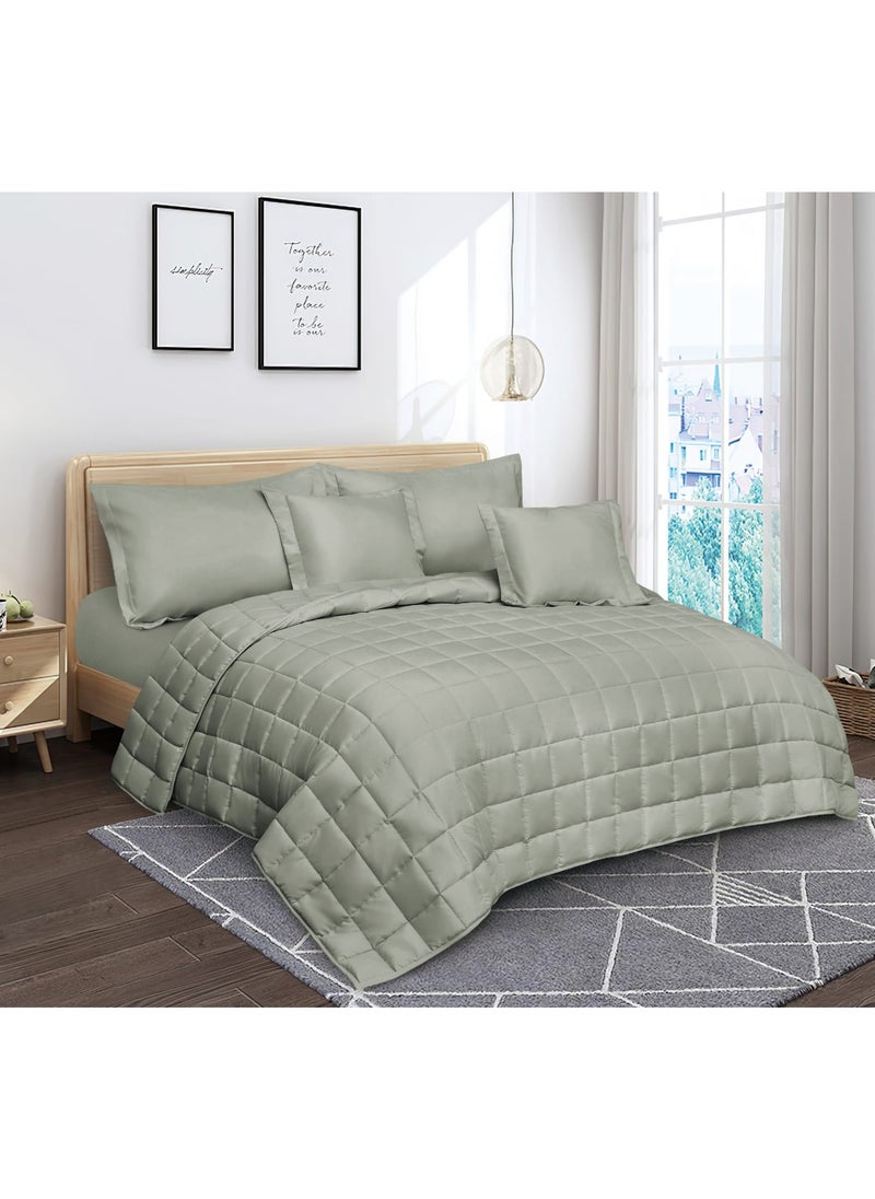 Red Rose Summer hotel double bed sheet to add elegance to your room decor, made of microfiber, size 240*260 cm, 6 pieces  - Image 1