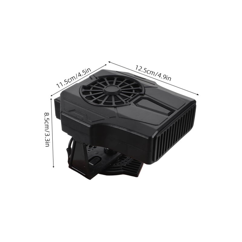 12V سخان سيارة محمول مزيل صقيع وظيفة مزدوجة تسخين سريع مزيل ضباب زجاج أمامي مزيل رطوبة - Image 3
