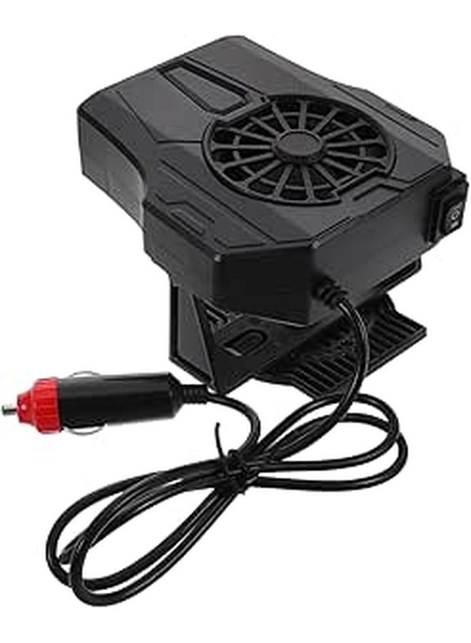 12V سخان سيارة محمول مزيل صقيع وظيفة مزدوجة تسخين سريع مزيل ضباب زجاج أمامي مزيل رطوبة - Image 1
