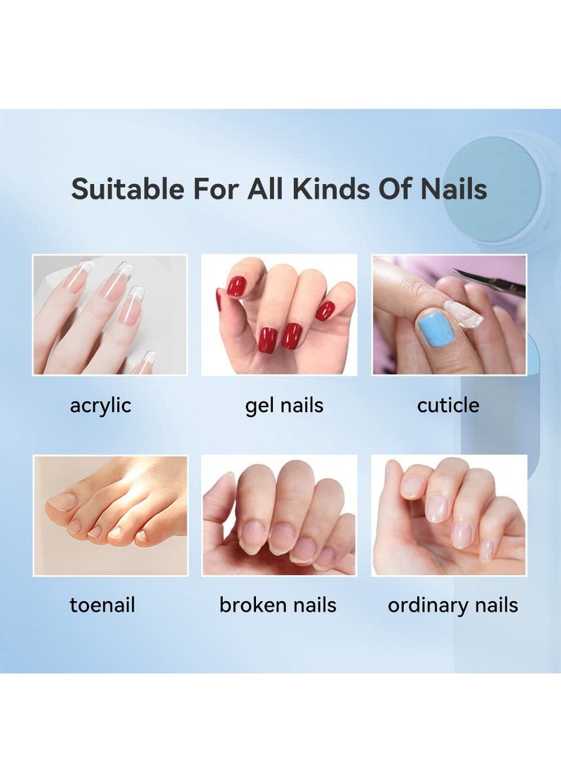 Captaintech Portable Cordless Electric Nail Drill 6 in 1 Manicure and Pedicure Kit Professional Efile Set for Salon and Home Use - Image 5