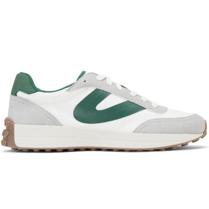 TRETORN Women's Fastball Jogger Lace-Up Sneaker, White/Green, 6.5 - Image 2