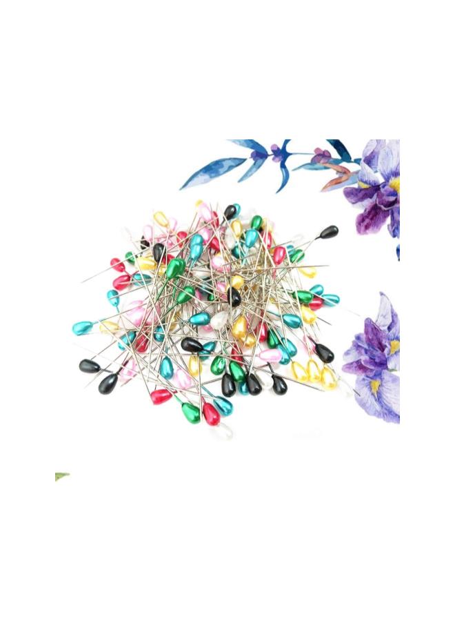 klarako 288pcs Sewing Pins Pearl Ball Beads Head Pins Straight Quilting Pins for Dressmaker Jewelry Making Sewing Craft Decoration Colorful - Image 3