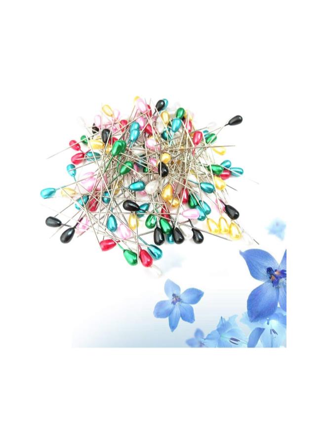 klarako 288pcs Sewing Pins Pearl Ball Beads Head Pins Straight Quilting Pins for Dressmaker Jewelry Making Sewing Craft Decoration Colorful - Image 5