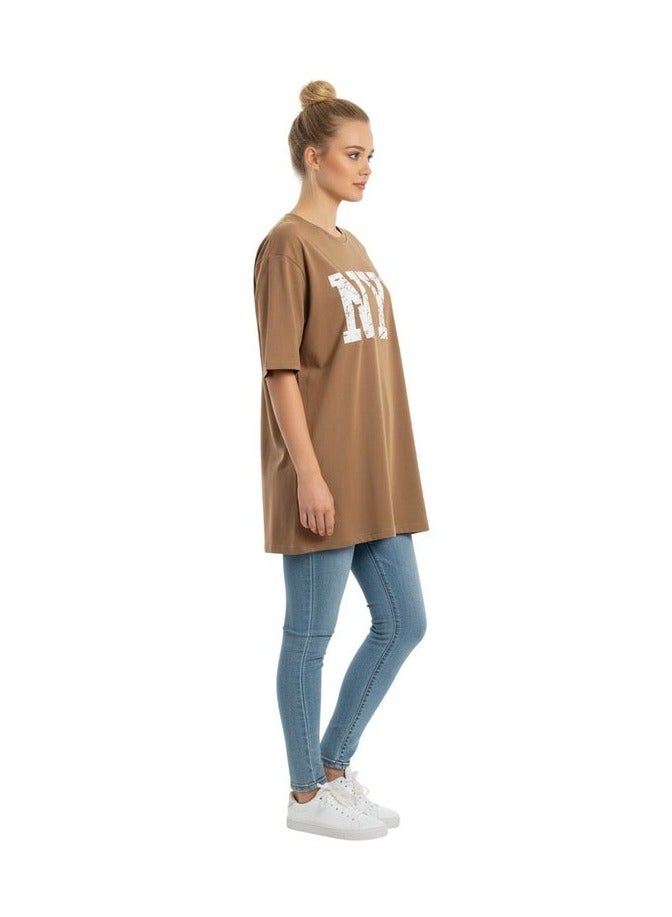 Mosca Women's Wear NYC Printed Short Sleeve Cotton T-Shirt - Image 2