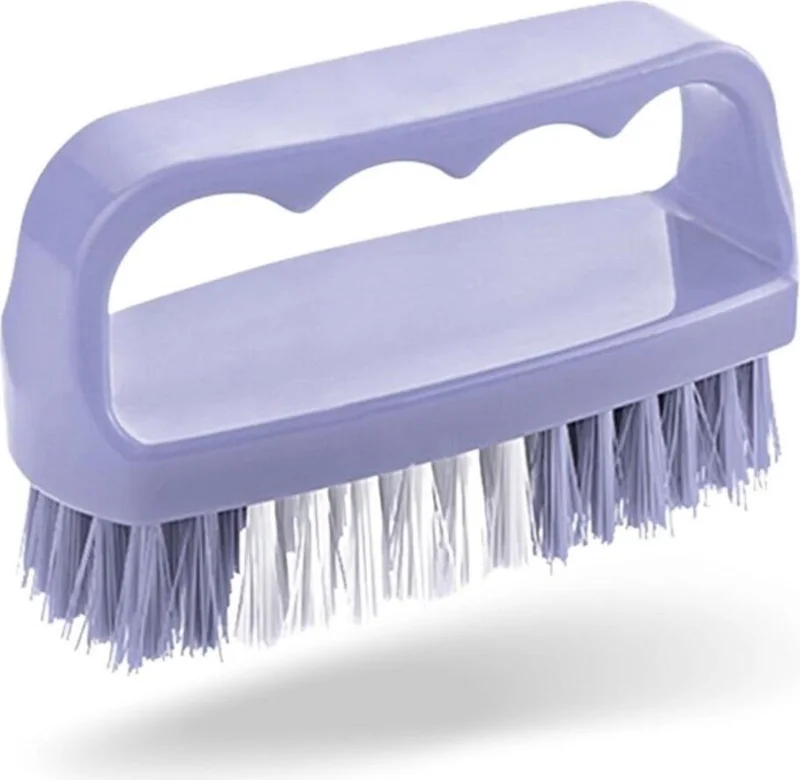 Rennway Plastic Practical Nail and Clothing Collar Cleaning Brush with Handle - TP-113