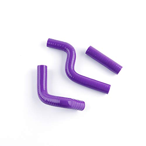 LUXERAD Radiator Coolant Silicone Hose Kit Fits For KAWA SAKI KX 80 85 100 19982013 Purple - Image 1