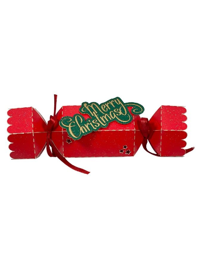 ThePartyPopper Red and Green Merry Christmas Favor Boxes - Image 1