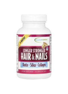 appliednutrition Applied Nutrition, Longer Stronger Hair & Nails®, 60 Liquid Soft-Gels  - Image 3