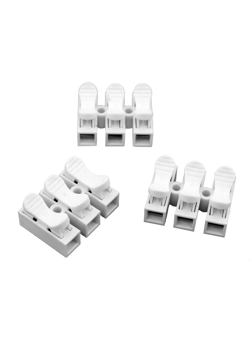 Tek-İş - Single-Work Spring Push-in Terminal Block 3 x 0.50-2.5 mm 3 Pieces - Image 1