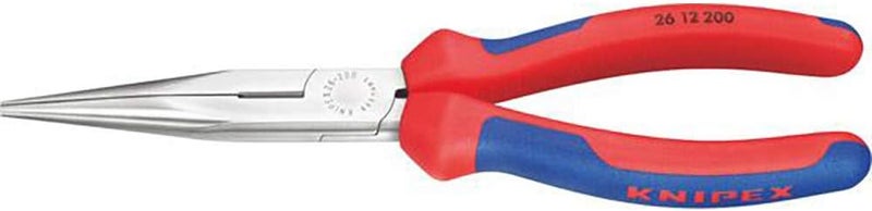 KNIPEX 26 12 200 Snipe Nose Side-Cutting Pliers with Multi-Component Handle - 200mm - Image 1
