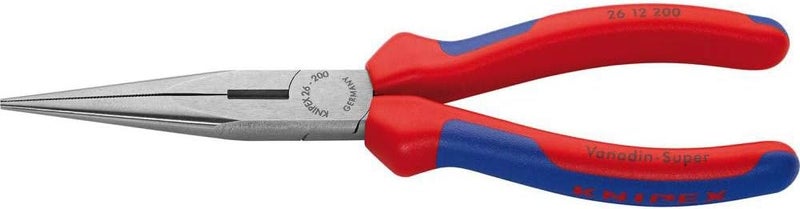 KNIPEX 26 12 200 Snipe Nose Side-Cutting Pliers with Multi-Component Handle - 200mm - Image 2