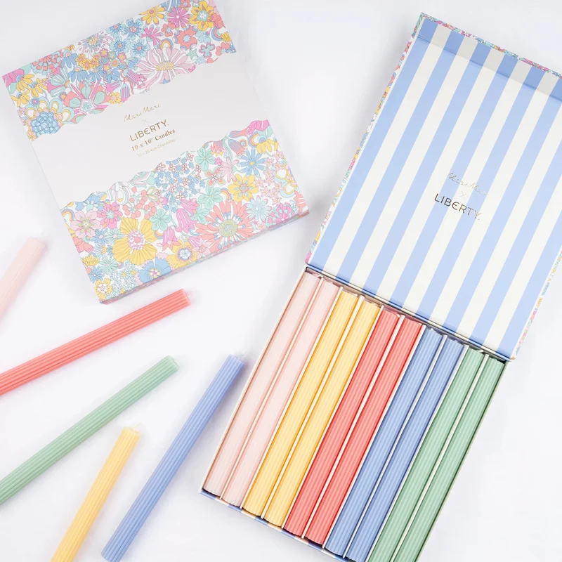 Meri Meri Meri Meri x Liberty Rainbow Garden Candle Gift Box