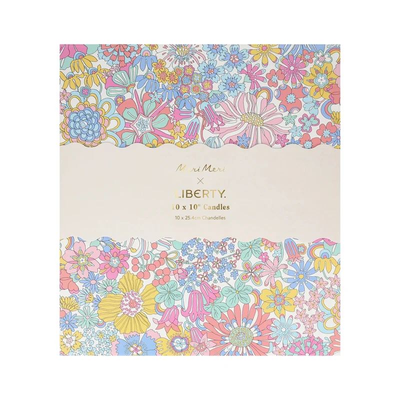 ميري ميري Meri Meri x Liberty Rainbow Garden Candle Gift Box