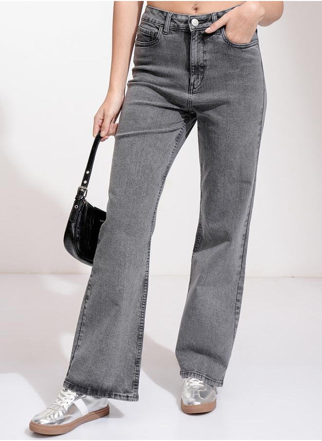 H&M High Waist Mom Jeans for Women | Best Price KSA
