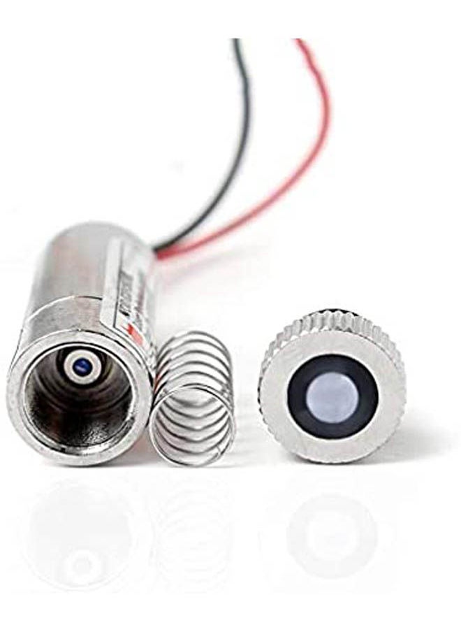 Generic - 2Pcs Focusable Focus Adjustable Lens Laser Red Dot Diode Module 3 5V With Driver Plastic Lens Dot Laser - Image 1