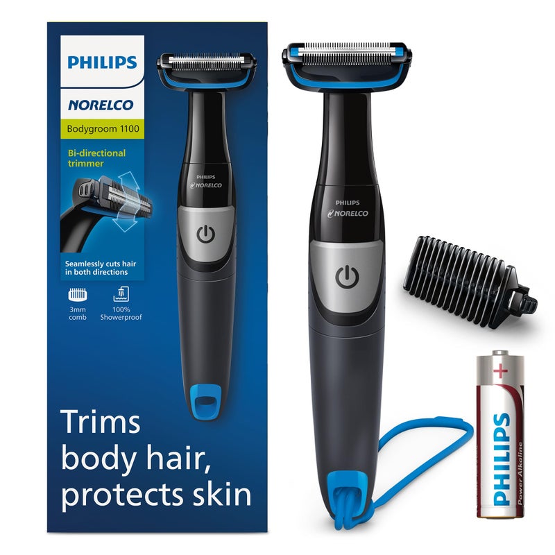 Norelco Philips Norelco Bodygroom Series 1100, BG1026/60, Showerproof Body Hair Trimmer and Groomer for Men - Image 1
