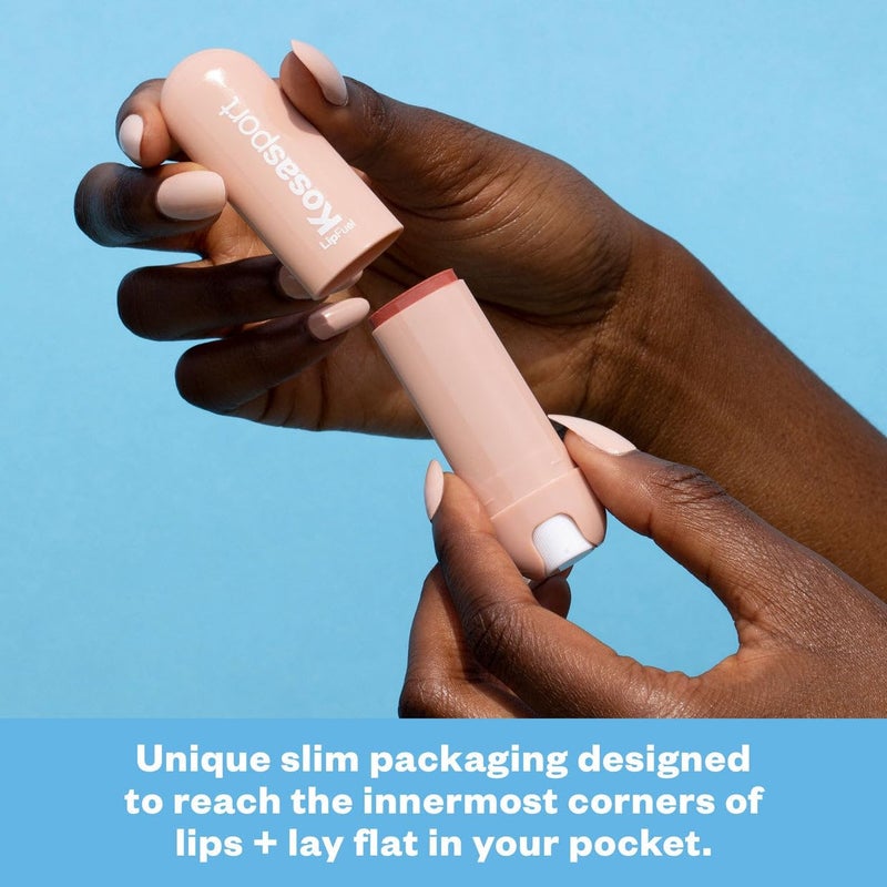 Kosas Lipfuel Hyaluronic Active Sport Lip Balm - Hydrates, Energizes and Protects - Natural Lip Treatment and Care (Flow) - Image 4