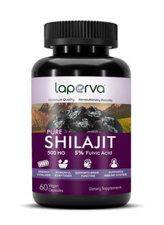 Pure Shilajit, 60 Veggie Capsules, 500 mg