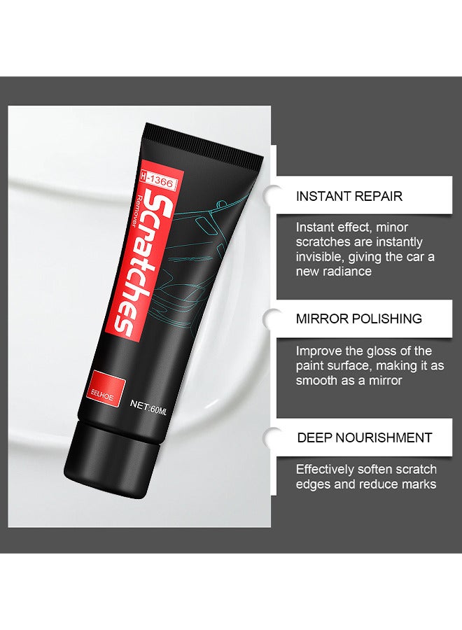 EELHOE Car Scratch Removal Kit, Car Scratch Repair Kit, Car Paint Scratch Repair Agent, Car Scratch Remover, Grinding Polishing Restorer Paste With Sponge, Erase Car Scratches, 60ML - Image 3