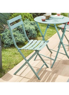 Hesperide Greensboro Weather Resistant Sturdy Folding Chair Jade Green 81 x 42 x 51 cm 187019  - Image 3