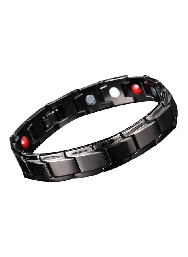 NIBEMINENT Removable Magnetic Therapy European And American Titanium Bracelet  - Image 1