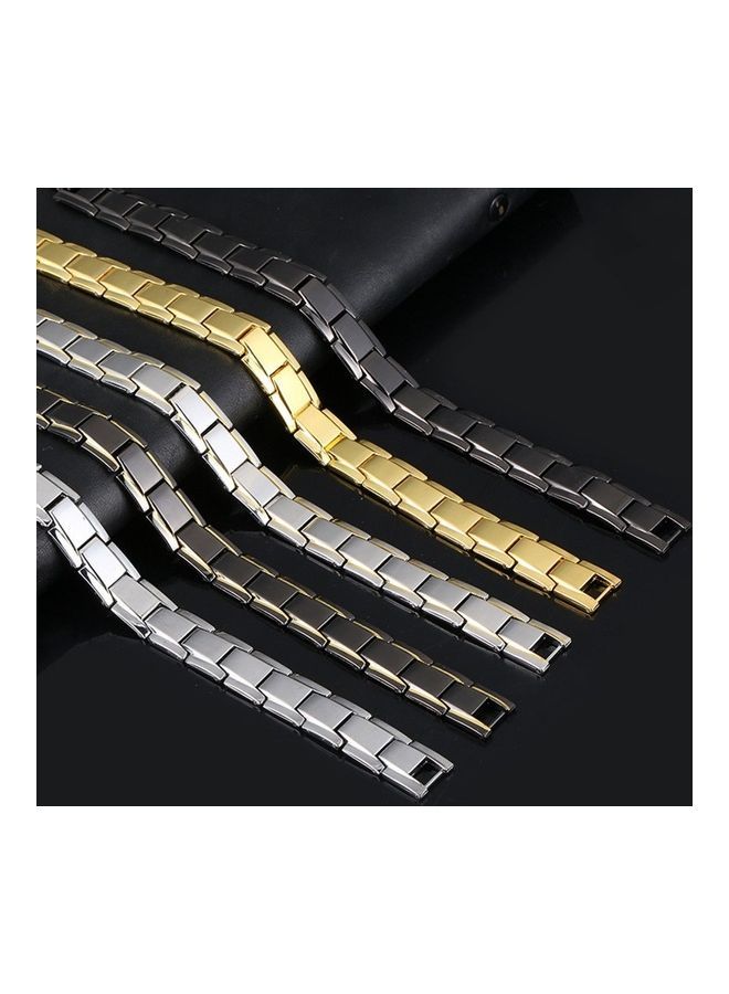 NIBEMINENT Removable Magnetic Therapy European And American Titanium Bracelet  - Image 5