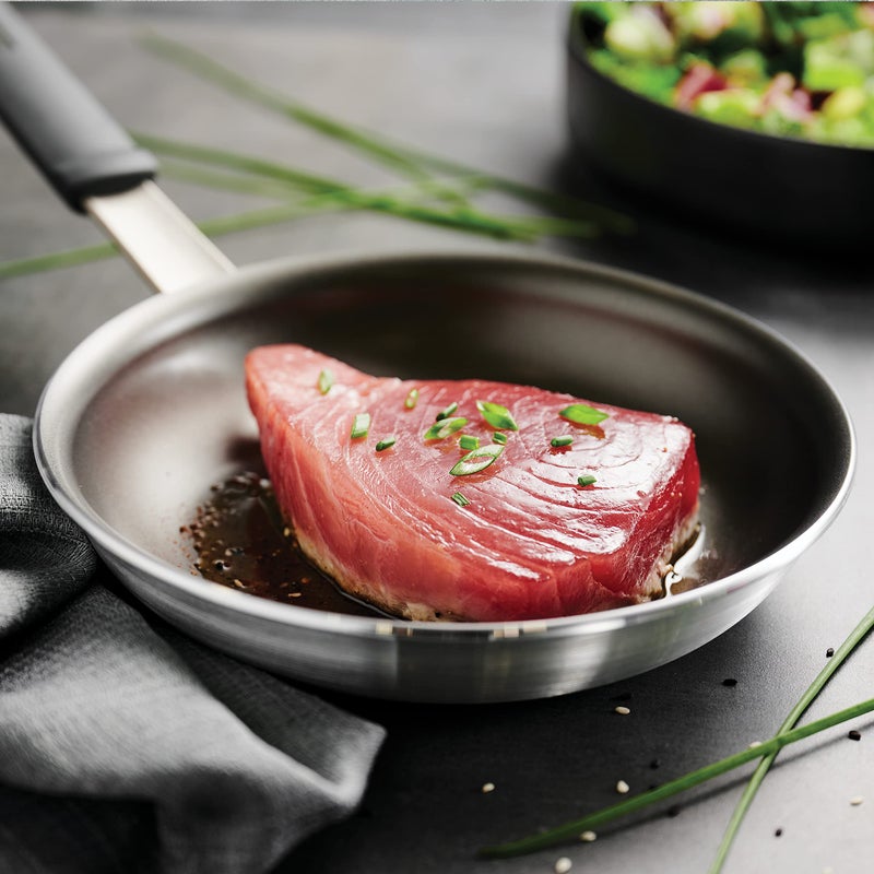 Tramontina Professional Fusion 8-Inch Non Stick Small Frying Pan, Heavy-Gauge Aluminum Skillet with Reinforced Nonstick Coating, Dishwasher and Oven Safe - Image 3