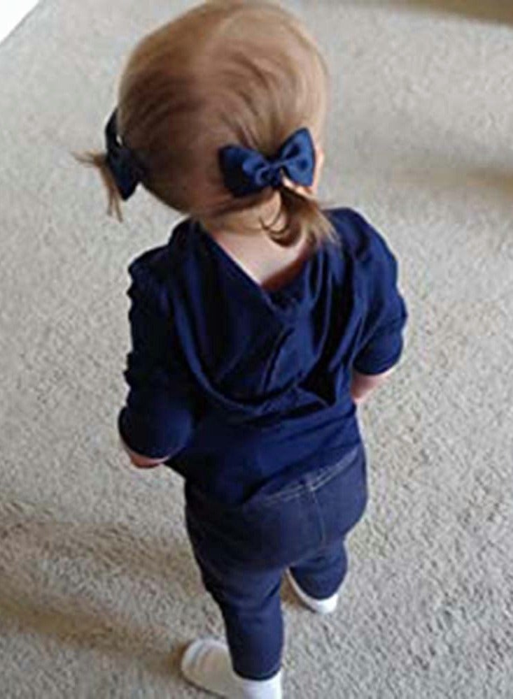 Excefore 20-Piece Baby Girl Hair Accessories, Bow Tie, Mini Elastic Hair Band, Rubber Band Hair Band Accessories - Image 4