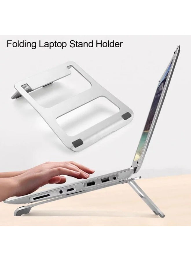 GO-DES Go Des Aluminium Alloy Collapsible Laptop Holder GD-HD 887 Silver - Image 2